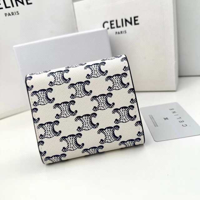 CELINE セリーヌ celine スモール ウォレット 新品 ミニ フラップ 三 